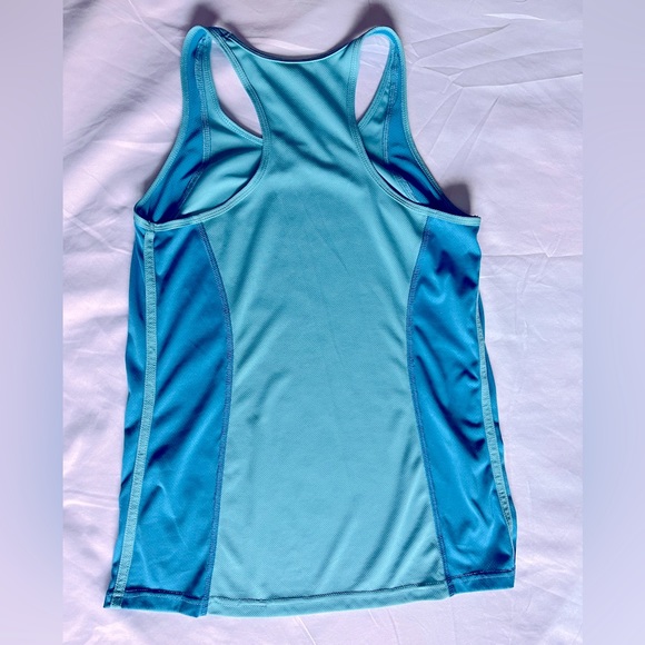 Medium two toned blue, racer back athletic tank top - Picture 1 of 3